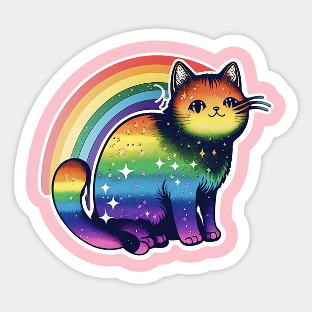 Rainbow kitty sale